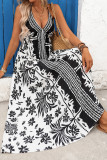Bohemian V-neck Sleeveless Dress