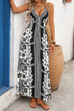 Bohemian V-neck Sleeveless Dress