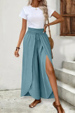 High Elastic Waist Split Breathable Pants