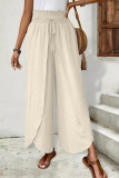 High Elastic Waist Split Breathable Pants