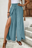 High Elastic Waist Split Breathable Pants