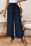 High Elastic Waist Split Breathable Pants