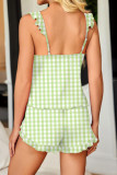 Bow Print Vest Shorts Pajamas 2-piece Set