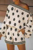 Bohemian Lantern Short Sleeve Jumpsuit