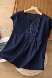 Large Size Sleeveless T-shirt Shirt
