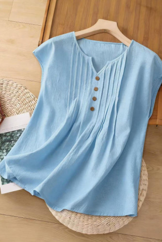 Large Size Sleeveless T-shirt Shirt