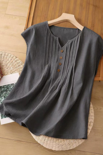 Large Size Sleeveless T-shirt Shirt