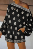 Bohemian Lantern Short Sleeve Jumpsuit