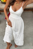 Sleeveless Waist Cinched Lace Camisole Cake Dress