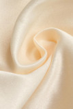 Round Neck Shawl Sleeves Cinched Waist Shirt