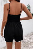 Sleeveless Camisole Waist Cinching Jumpsuit