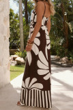 Floral Printed Sleeveless Camisole Dress