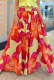 Floral Print Spring Summer New Skirt