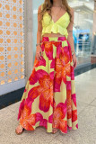 Floral Print Spring Summer New Skirt
