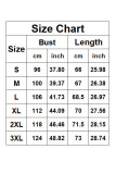 Solid Color Pleated V-neck Sleeveless Vest