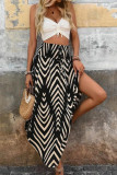 Bohemian Ethnic Style Irregular High Waisted Skirt