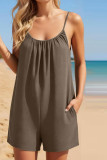 Large Size Sleeveless Camisole Backless Jumpsuit