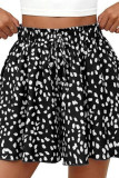 Floral Print High Elastic Waist Shorts