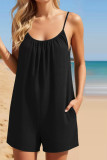 Large Size Sleeveless Camisole Backless Jumpsuit