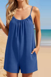 Large Size Sleeveless Camisole Backless Jumpsuit