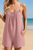 Large Size Sleeveless Camisole Backless Jumpsuit