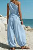 Sleeveless Vest High Waisted Pants 2-piece Set