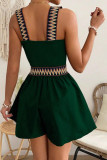 Vacation Style Camisole Waist Cinching Jumpsuit