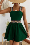 Vacation Style Camisole Waist Cinching Jumpsuit