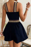Vacation Style Camisole Waist Cinching Jumpsuit