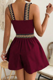 Vacation Style Camisole Waist Cinching Jumpsuit