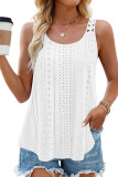 Sleeveless Loose Round Neck Tank Top