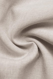French Commuting Style Lapel Sleeveless Dress