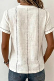 Large Size Printed Button Short Sleeved Shirt