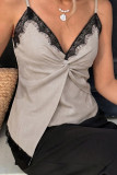 Lace V-neck Sleeveless Camisole Vest