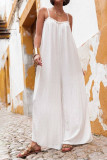 Large Size Sleeveless Backless Loose Jumpsuit