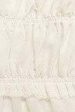 Solid Color Backless Waist Cinched Vest