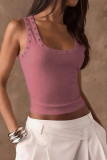 Hot Stamping Slim Fit Sleeveless Vest