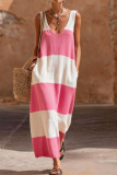 Retro Off Shoulder Sleeveless V-neck Dress
