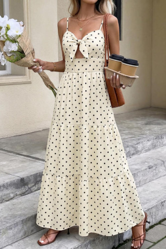 French Polka Dot Camisole Cake Dress
