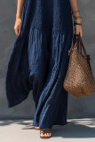 Vintage Bohemian Backless Sleeveless Dress