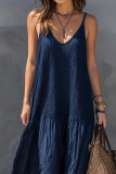 Vintage Bohemian Backless Sleeveless Dress