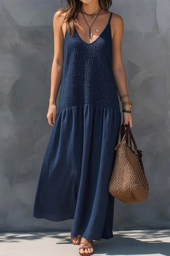 Vintage Bohemian Backless Sleeveless Dress