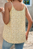 Floral Print U-neck Sleeveless Vest