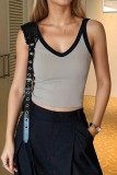 V-neck Camisole Sleeveless Knitted Vest