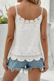 Solid Color Lace Camisole Tank Top