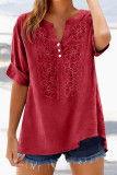 Embroidered Seven Quarter Sleeved Shirt