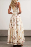 Bohemian High Waisted Sleeveless Dress