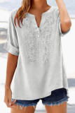 Embroidered Seven Quarter Sleeved Shirt