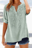 Embroidered Seven Quarter Sleeved Shirt