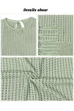 Tassel Loose Round Neck Hollow Knit Sweater